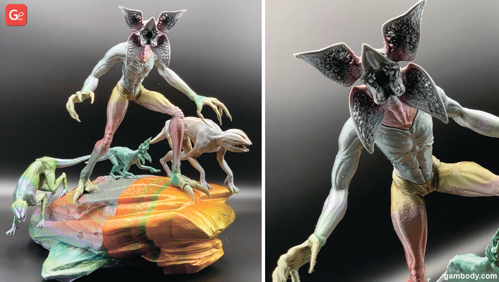 Demogorgon experiments with rainbow and chameleon filament