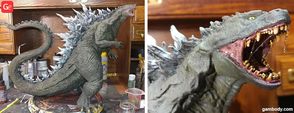 Godzilla Hybrid trending figurines of October to 3D print at home