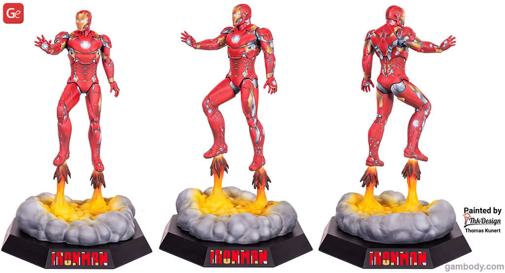 Iron Man 3D print painting