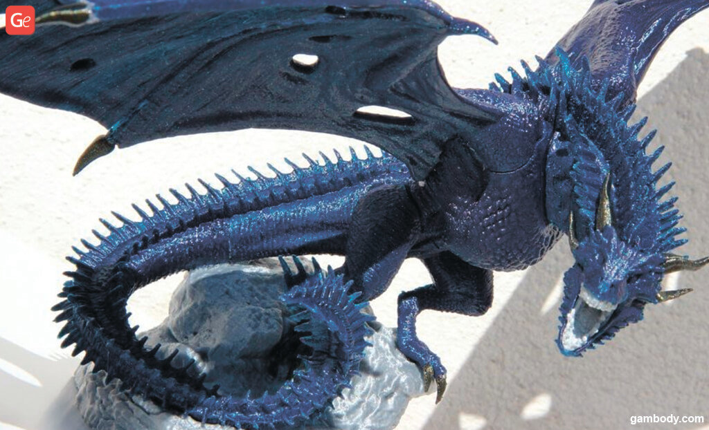 Viserion Ice dragon STL files