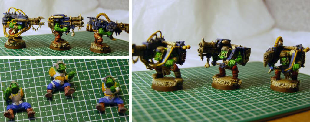 Warhammer 40K Orks models