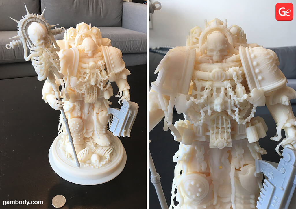 Space Marine Chaplain 3D printing STL files