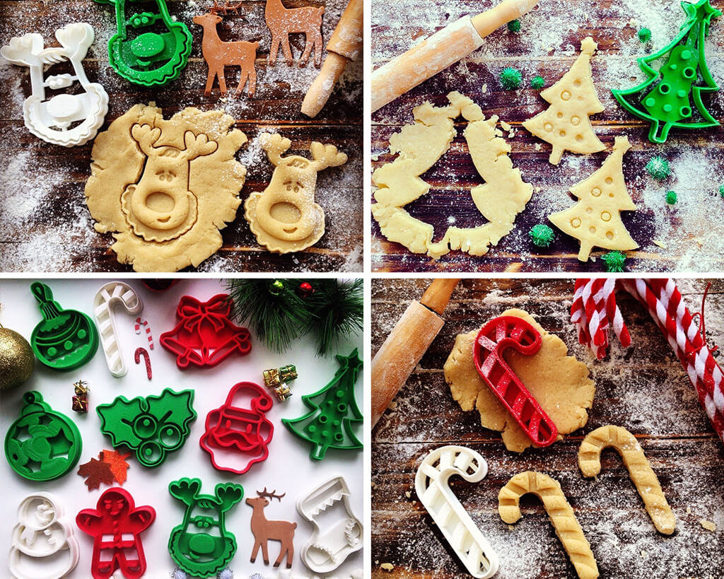 3D printed Christmas cookie cutters