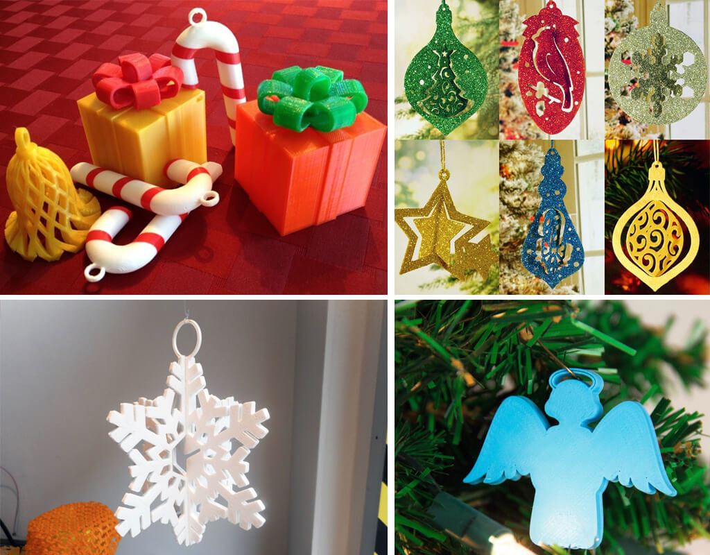 3D printed ornaments