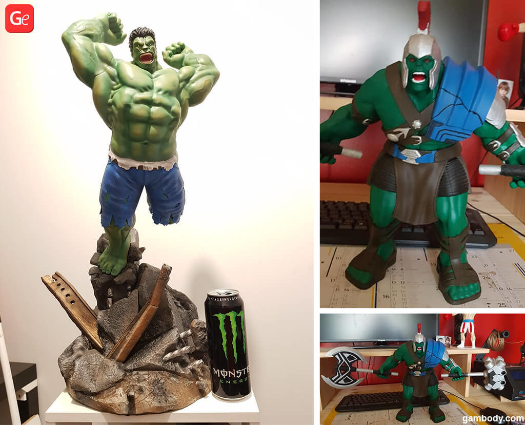 Hulk 3D printing models STLs popular in November