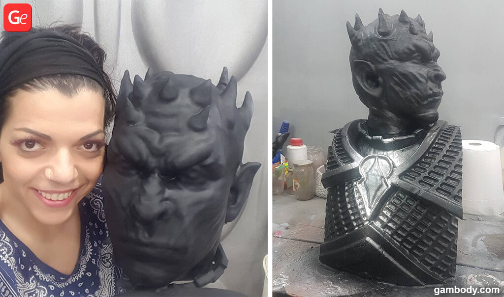 Giant Night King statue from Game of Thrones