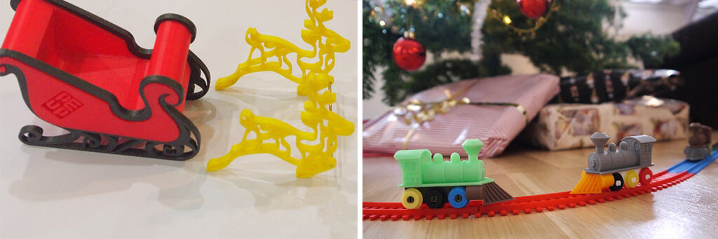 3D printed Christmas presents