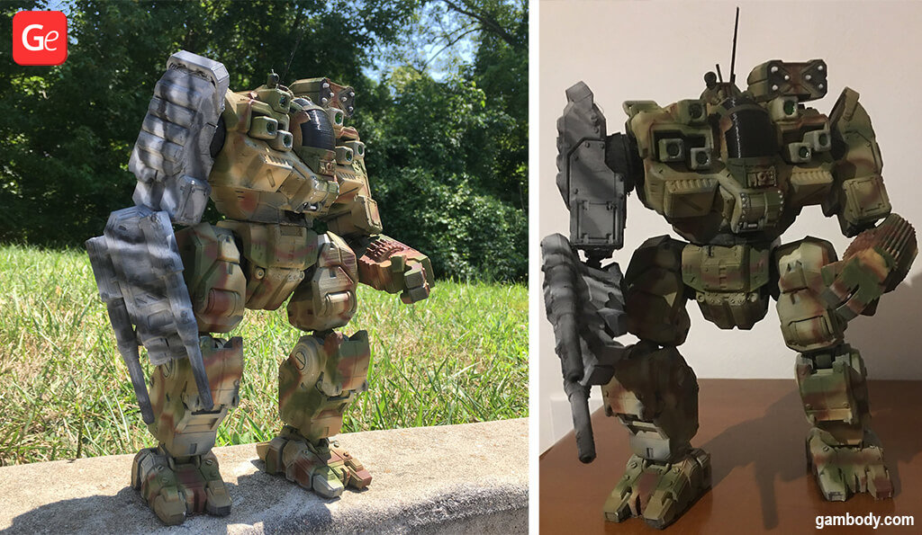 MechWarrior BattleMaster 3D printed model STL