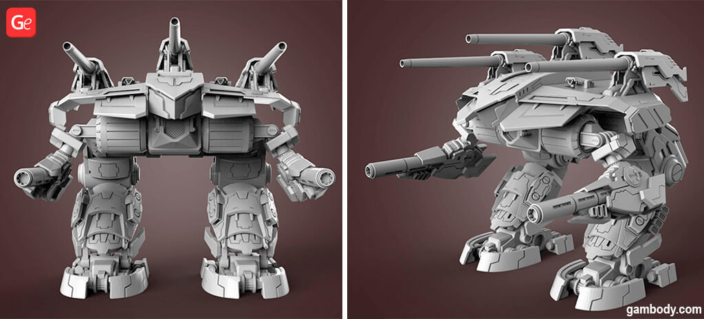 MechWarrior Omega STL files to 3D print