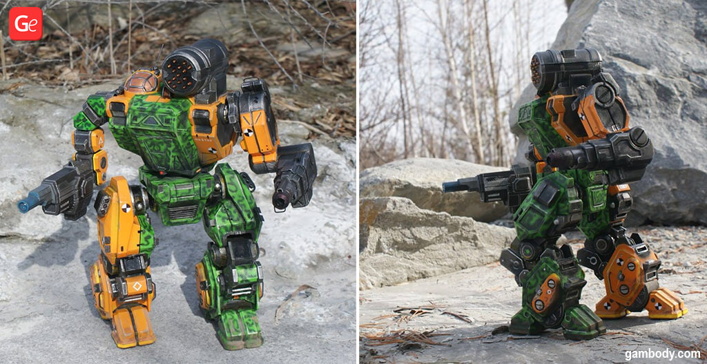 MechWarrior Summoner or MWO Thor robot to 3D print