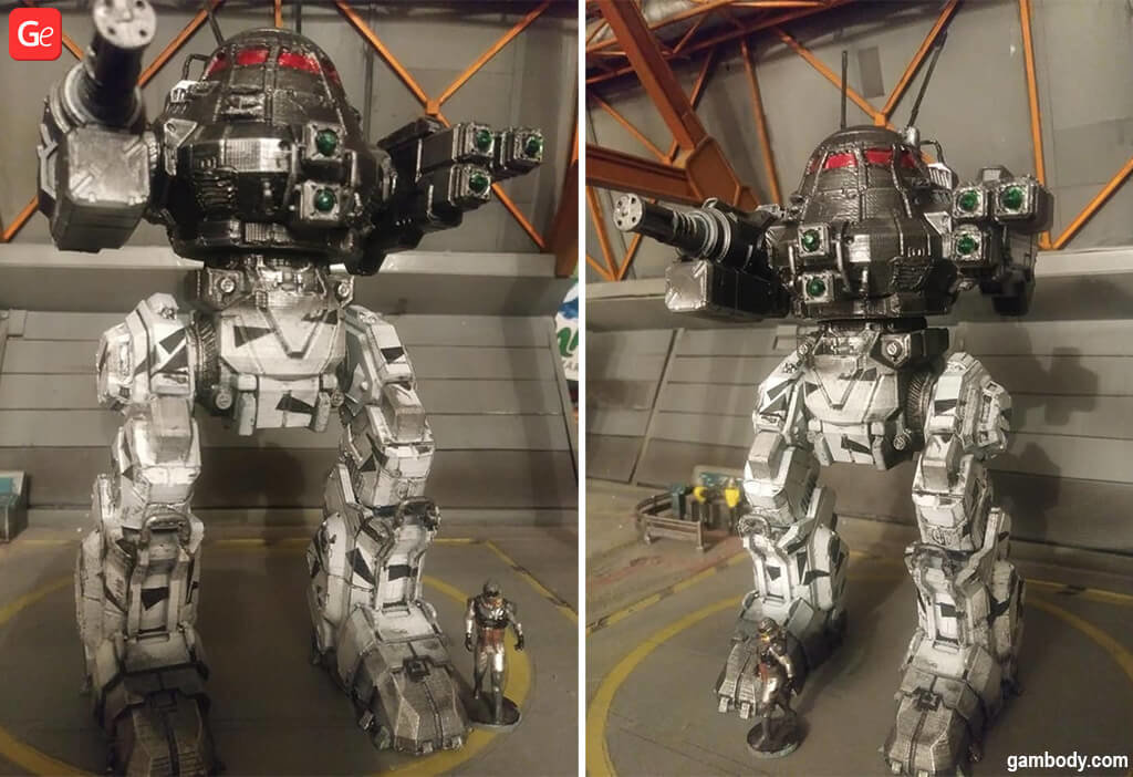 MechWarrior UrbanMech robot to 3D print