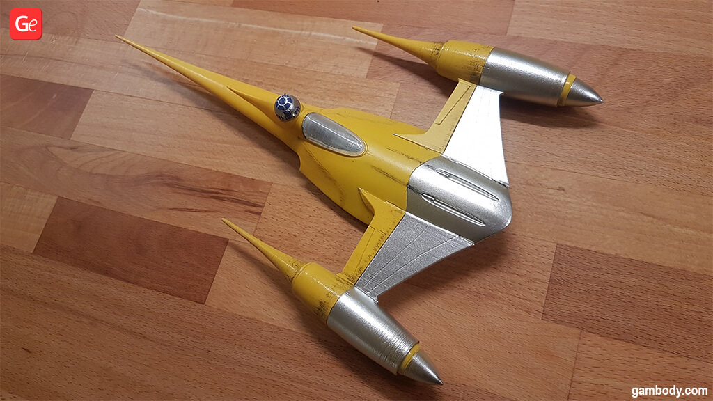 Naboo N1 starfighter 3D printing models STL