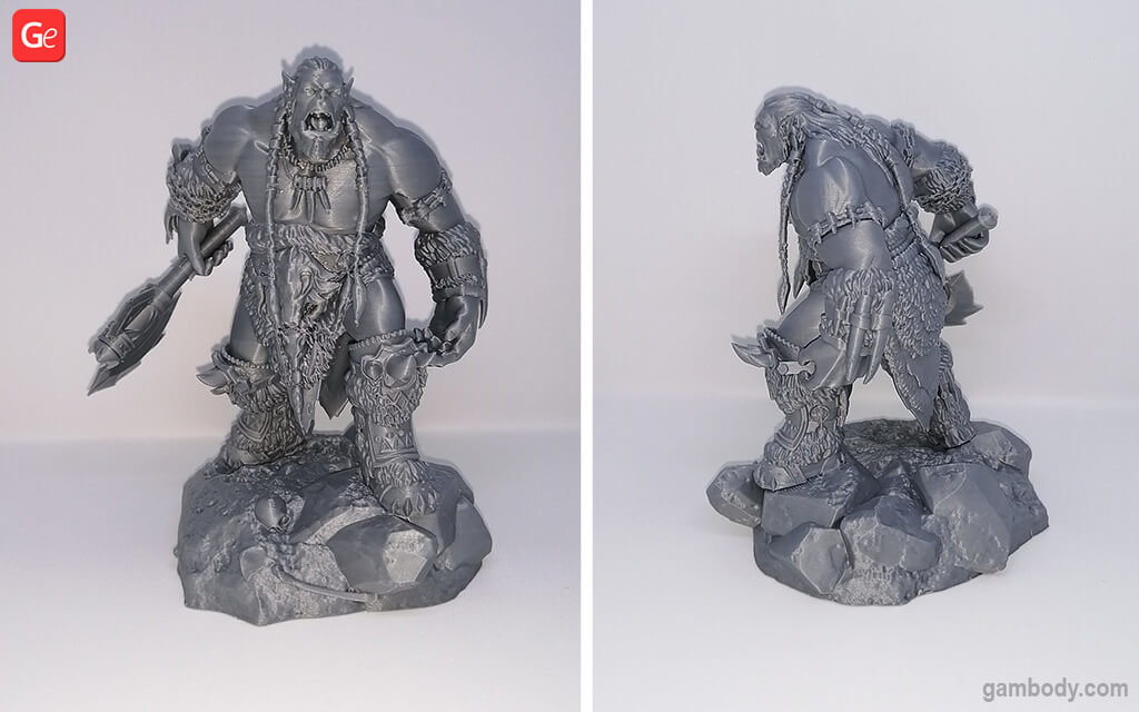 Durotan 3D printing model WoW coolest 3D prints