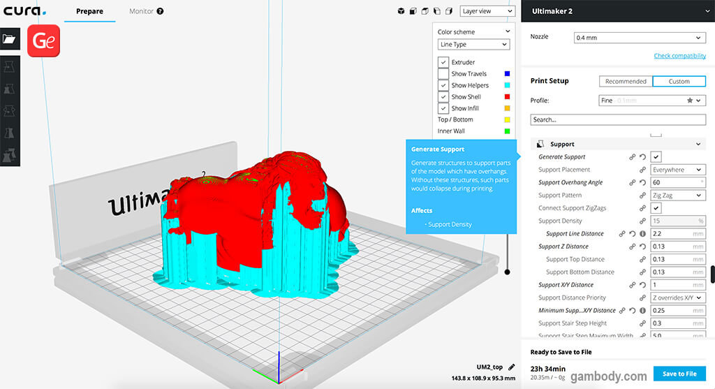 Why are supports necessary in 3D printing guide for beginners