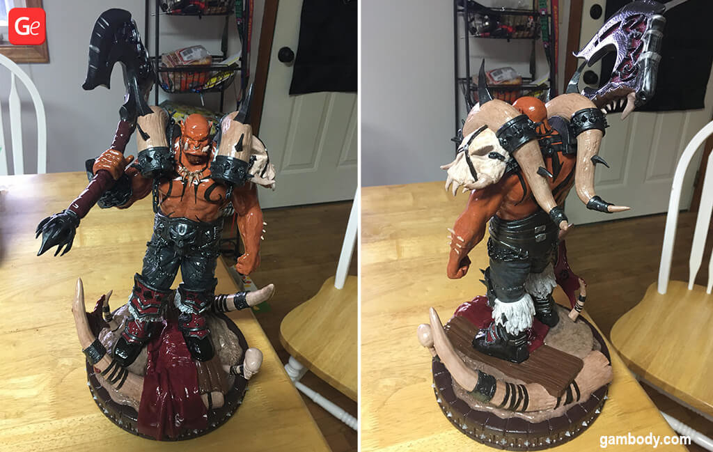 Garrosh figurine coolest 3D prints January trends