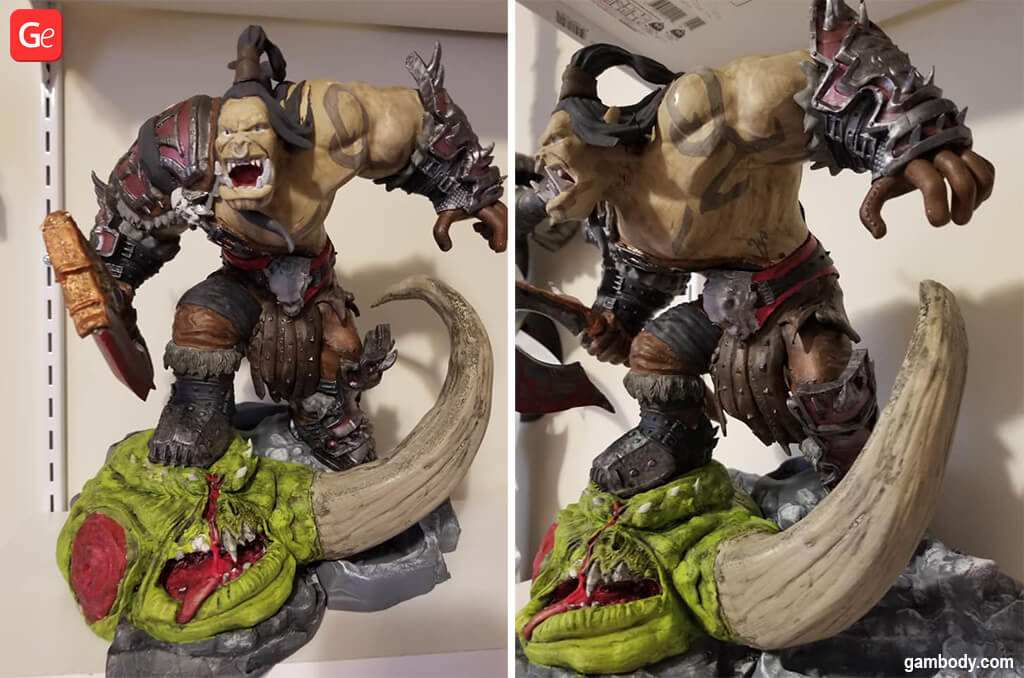 Grommash Hellscream figurine coolest 3D prints January trends