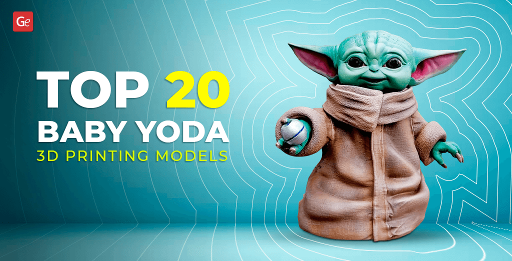 Star Wars The Mandalorian 3D Printed Model Grogu Baby Yoda 