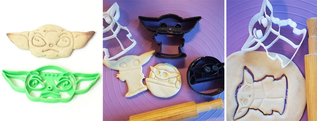 Baby Yoda cookie cutter 3D print