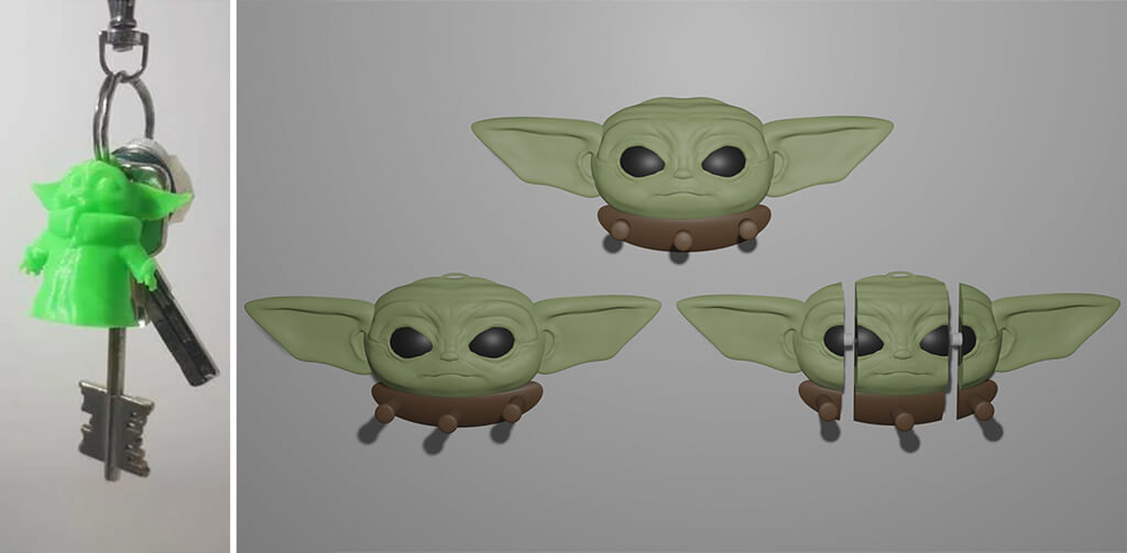 Yoda key holder