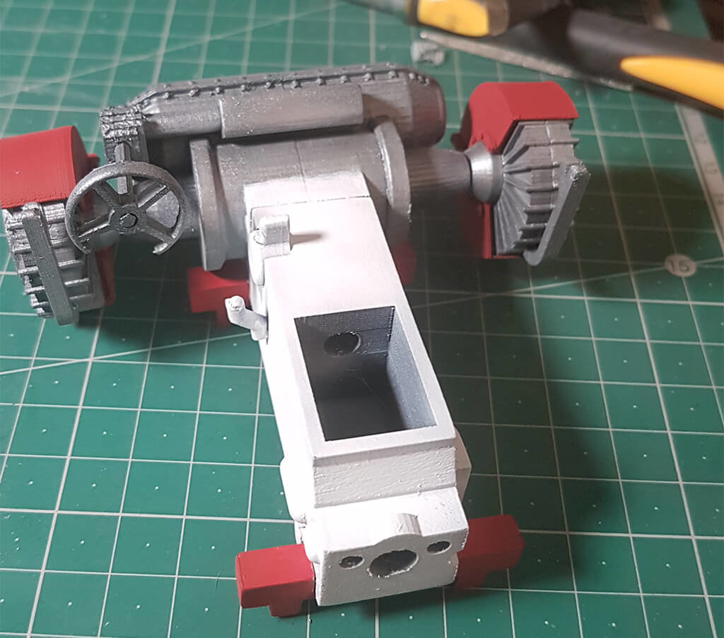 3D printed tank interior part