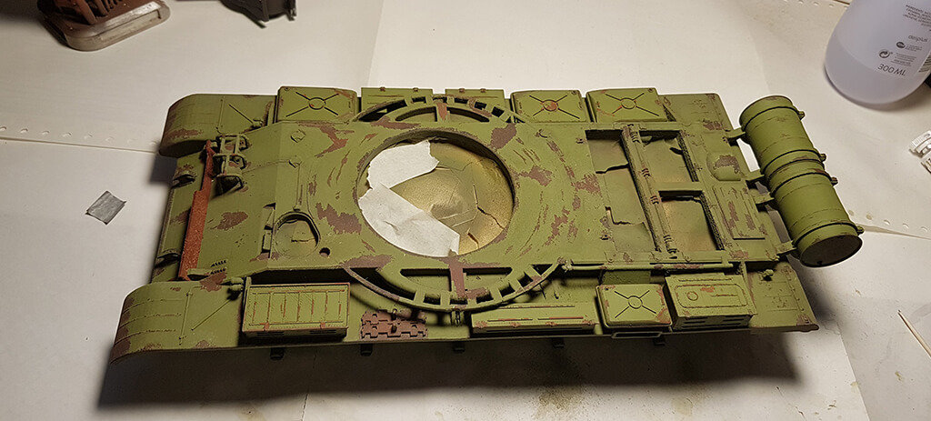 How to paint metal 3D printed tank parts