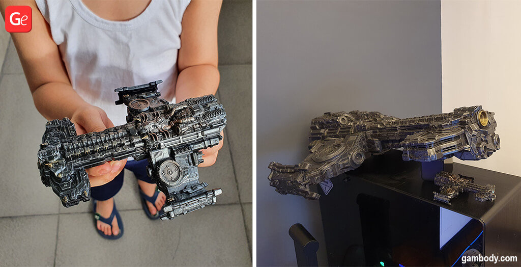 Terran Battlecruiser 3D printing for board games