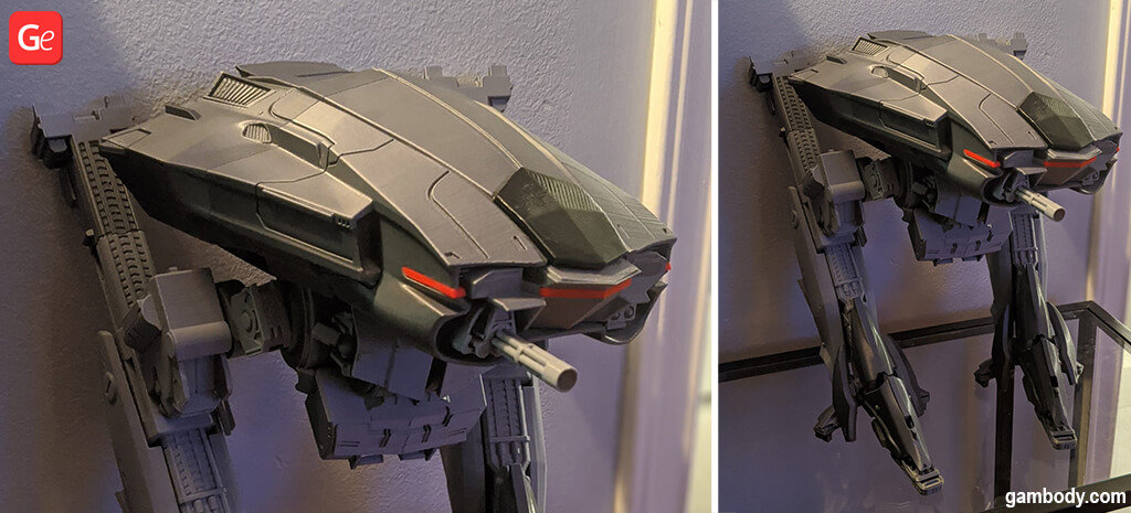 ED-209 droid 3D printing model