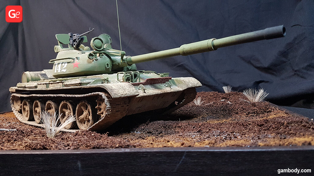 T-62 tank 3D model for 3D printing