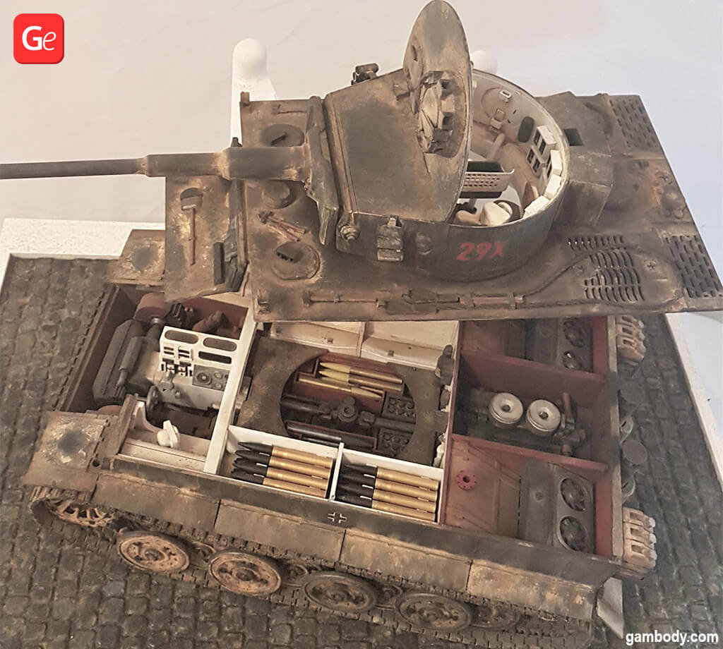 Printed Tiger tank 3D model