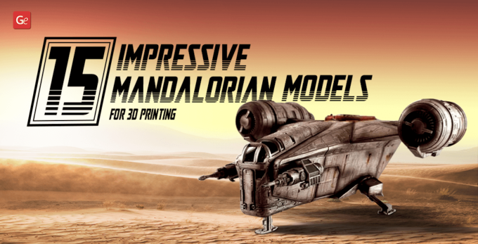 15 Impressive Mandalorian Figurine and 3D Models for 3D Printing