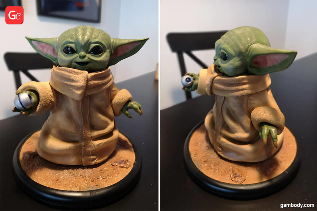 Baby Yoda figurine 3D printing trends 2020