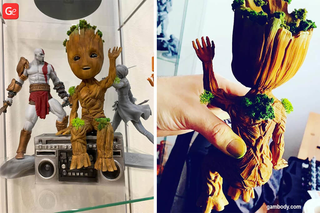 Groot figurine awesome things to 3D print in 2020