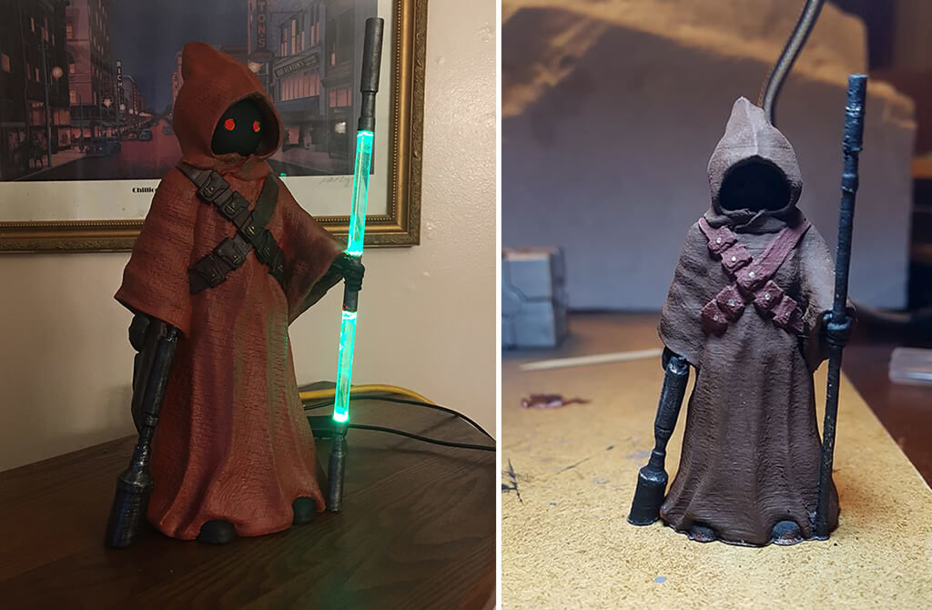 Jawa Mandalorian figurine for 3D printing