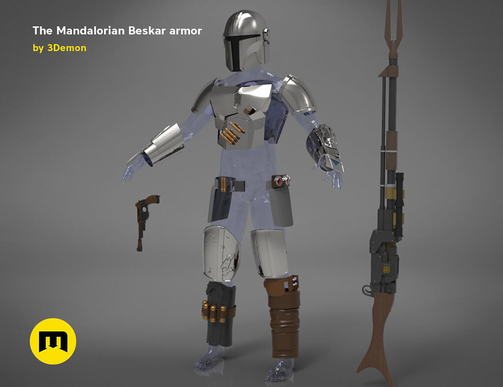 Mandalorian 3D print armor