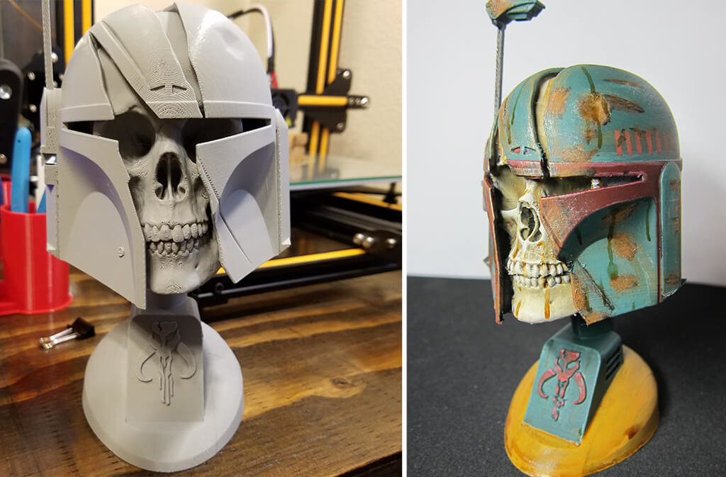 Mandalorian trophy 3D print