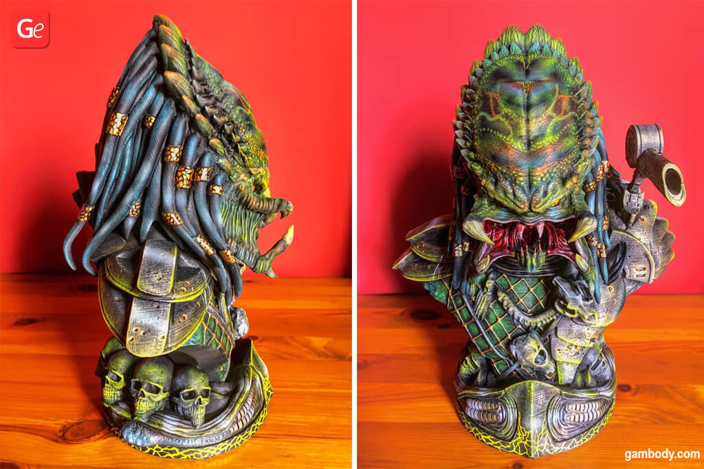 Predator Bust awesome 3D printed projects of 2020