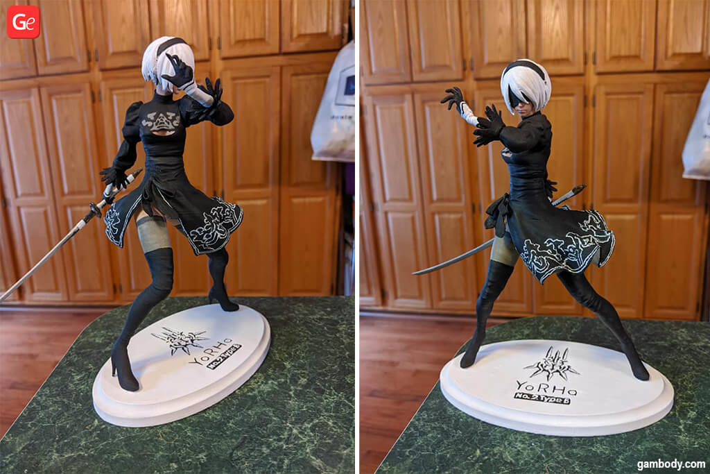 YoRHa 2B 3D printing figurine