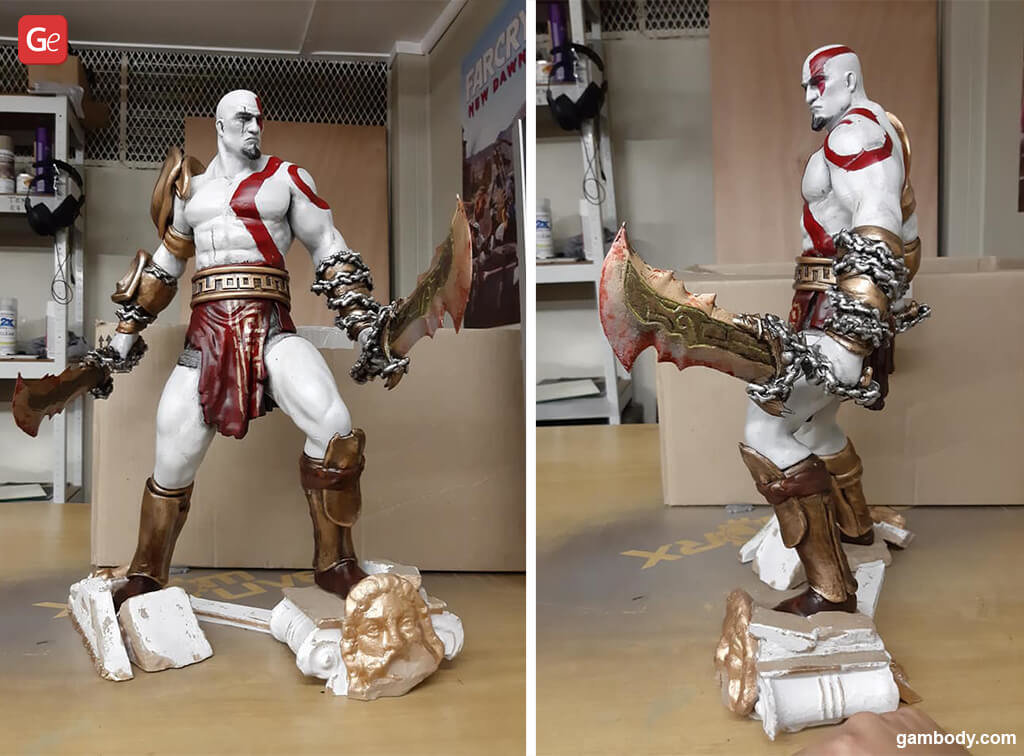 God of War Kratos cool things to 3D print