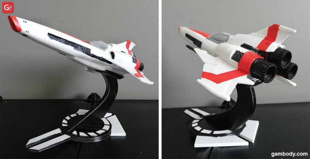 Viper Mk2 Battlestar Galactica model for 3D printing