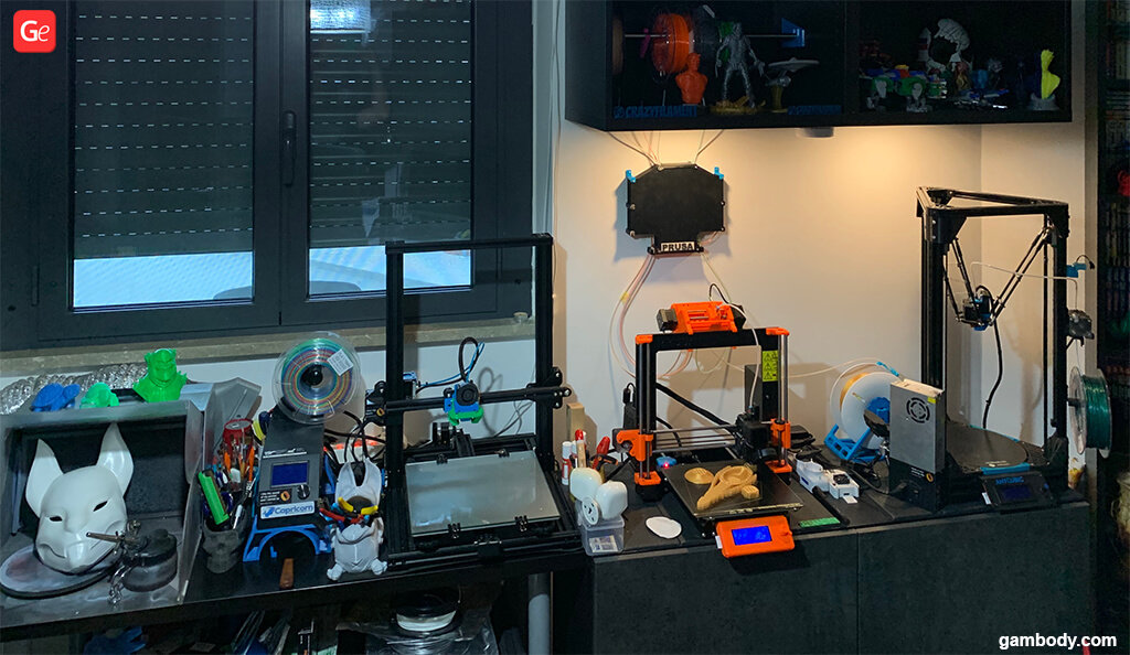 Use several 3D printers to increase 3D printing speed