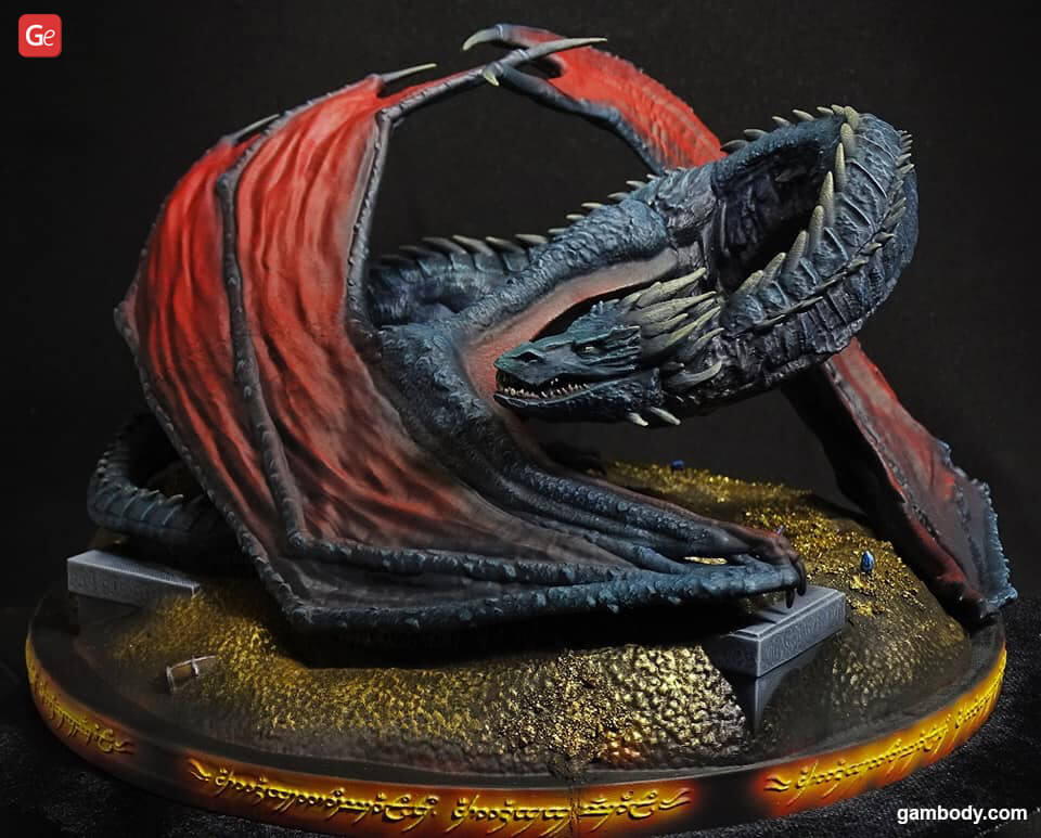 Smaug dragon best models to 3D print