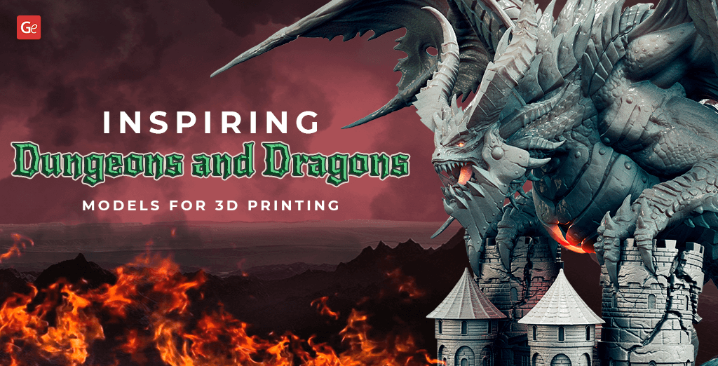Dungeons and Dragons models for 3D printing