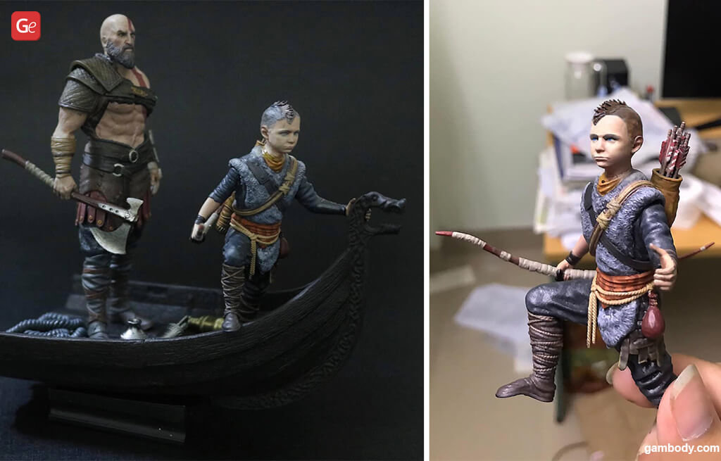 Kratos and Atreus God of War best models for 3D printing