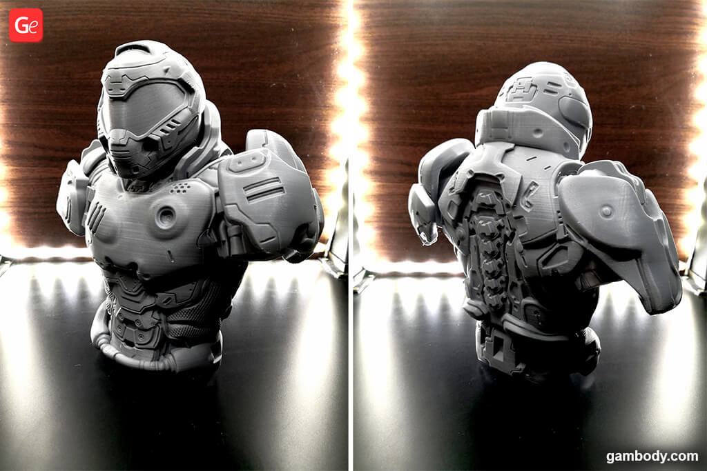 Doom Slayer 3D model for printing