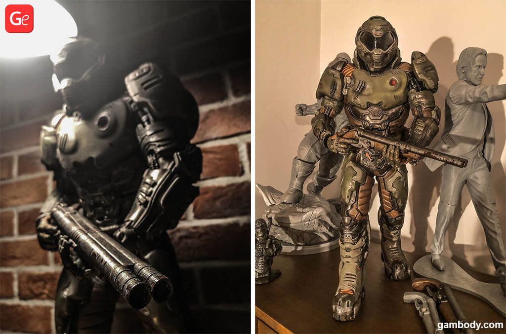 How to make Doom Slayer figure on a 3D printer