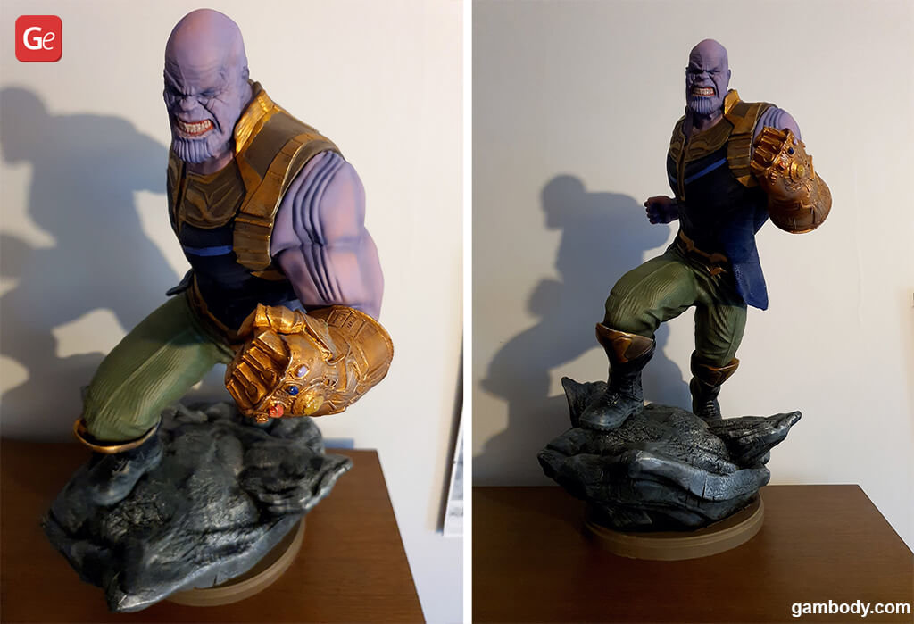 Thanos 3D print painted