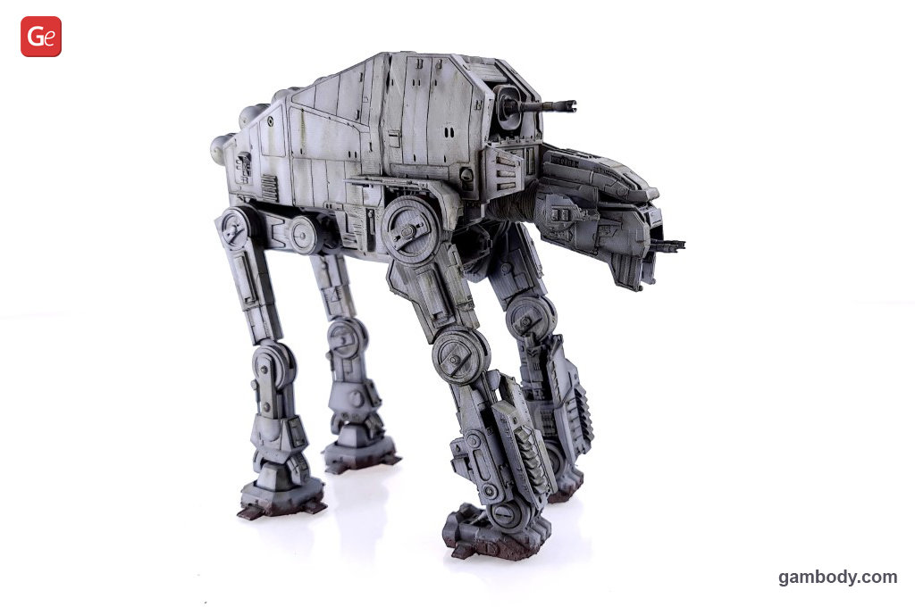 AT-M6 Walker 3D printed Star Wars models