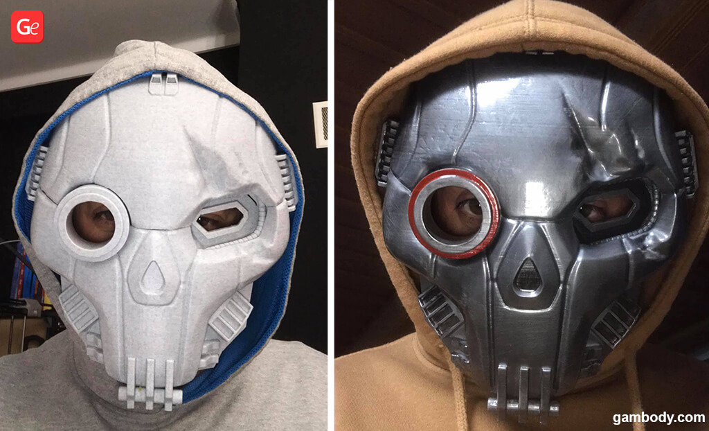 BattleMech Atlas mask 3D printed for Halloween