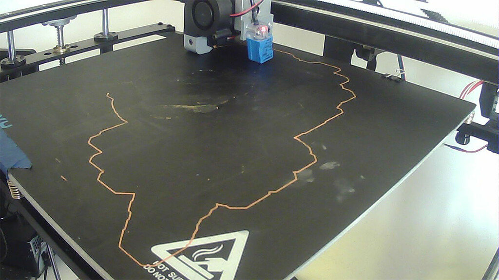 3D printing Deathwing model bottom G-Code