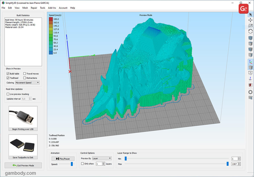 Preparing Deathwing for printing in Simplify3D